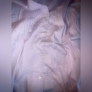Jones New York Women's Light Lavender Collared-shirt